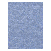 Blaue rustikale Textur mit Silbereffekt Tischdecke (Vorderseite)