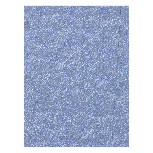 Blaue rustikale Textur mit Silbereffekt Tischdecke (Vorderseite)