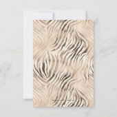 Blaue Safaritiere, Wild 1. Geburtstag Dankeskarte (Rückseite)