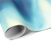 Blaue Sahneachat Geode Edelstein-Kristall-Muster Geschenkpapier (Rolleneckpunkt)