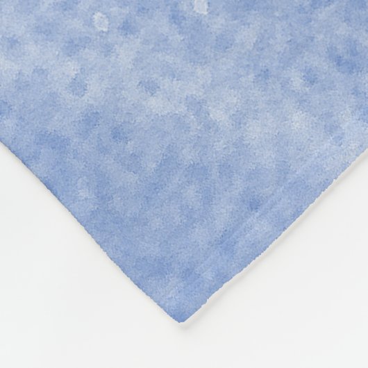 Blaue Sand Ripples Personalisiert Fleece Blanket (Ecke)