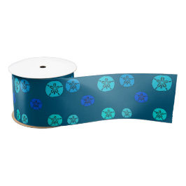 Blaue SandDollar Satinband