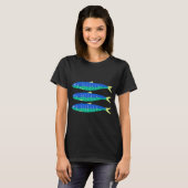 Blaue Sardinen T-Shirt (Vorne ganz)