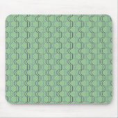 Blaue Scallops Mousepad (Vorne)
