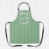 Blaue Scallops Schürze (Vorderseite)