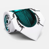 Blaue Scarab5äuse Krawatte (Gerollt)