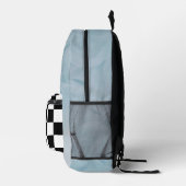 Blaue Schach-Liebe Bedruckter Rucksack (Rechts)
