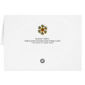 BLAUE SCHALTFLÄCHE IN PINK GRÜNE GOLD GLITZERN (Rückseite Horizontal)