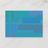 Blaue Schatten - mollig Visitenkarte (Rückseite)