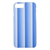 Blaue Schattenstreifen Case-Mate iPhone Hülle (Rückseite)
