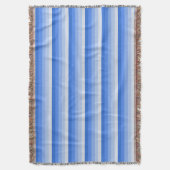 Blaue Schattenstreifen Decke (Vorderseite Vertikal)