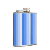 Blaue Schattenstreifen Flachmann (Rechts)