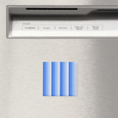 Blaue Schattenstreifen Magnet (In Situ (Geschirrspüler))