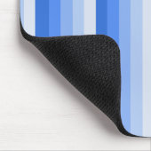 Blaue Schattenstreifen Mousepad (Ecke)