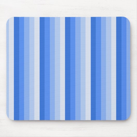 Blaue Schattenstreifen Mousepad (Vorne)