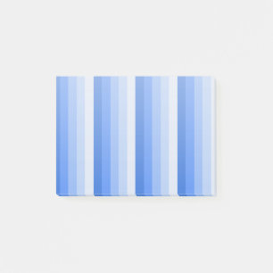 Blaue Schattenstreifen Post-it Klebezettel