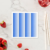 Blaue Schattenstreifen Serviette (Beispiel)
