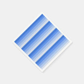 Blaue Schattenstreifen Serviette (Ecke)