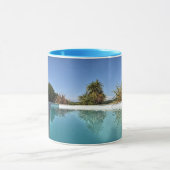 Blaue Schattierungen Kaffeetasse (Zentrum)