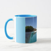 Blaue Schattierungen Kaffeetasse (Links)
