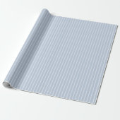 Blaue Schattierungen Streifen Junggesellinnenabsch Geschenkpapier (Ungerollt)