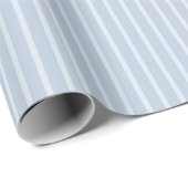 Blaue Schattierungen Streifen Junggesellinnenabsch Geschenkpapier (Rolleneckpunkt)