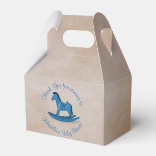 Blaue Schaukelpferd-Baby-Gewohnheit Geschenkschachtel