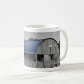 Blaue Scheunen-Tasse Kaffeetasse (VorderseiteRechts)