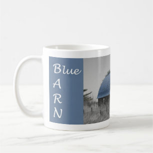 Blaue Scheunen-Tasse Kaffeetasse