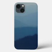 Blaue Schichten Case-Mate iPhone Hülle (Rückseite)
