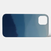 Blaue Schichten Case-Mate iPhone Hülle (Rückseite (Horizontal))