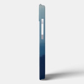 Blaue Schichten Case-Mate iPhone Hülle (Rückseite / Links)