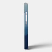 Blaue Schichten Case-Mate iPhone Hülle (Rückseite / Links)