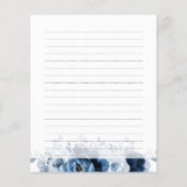 Blaue Schieferdecke Blumenrezeptur Recia Brautpart (Rückseite)