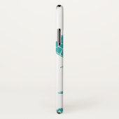 Blaue Schildkröten Case-Mate iPhone Hülle (Hinten/Rechts)