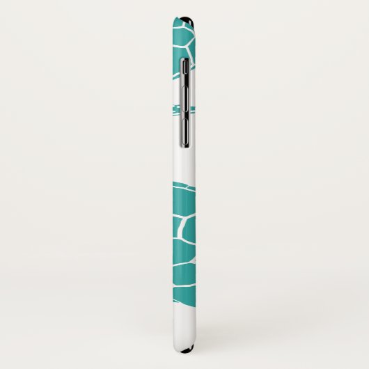 Blaue Schildkröten Case-Mate iPhone Hülle (Hinten/Links)