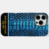 Blaue Schlange im Licht Case-Mate iPhone Hülle (Rückseite (Horizontal))