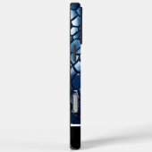 Blaue Schlangenmuster Case-Mate iPhone Hülle (Rückseite / Rechts)