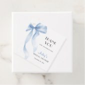 Blaue Schleife Brautparty Geschenkanhänger (Beispiel)