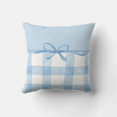 Blaue Schleife Kissen (Rückseite)