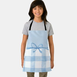 Blaue Schleife Schürze