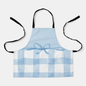 Blaue Schleife Schürze (Vorderseite)
