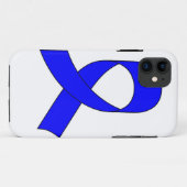 Blaue Schleife Zeichnend Case-Mate iPhone Hülle (Rückseite (Horizontal))