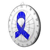 Blaue Schleife Zeichnend Dartscheibe (Vorderseite rechts)