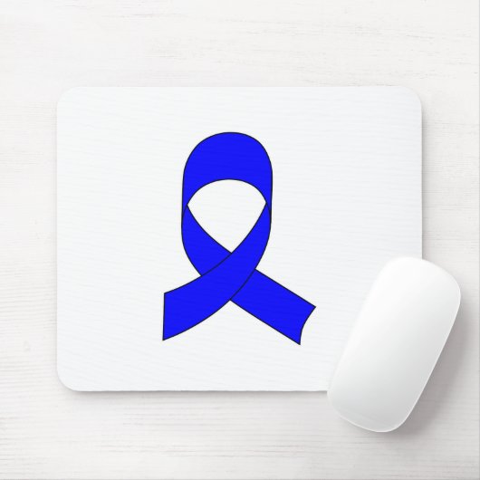 Blaue Schleife Zeichnend Mousepad (Mit Mouse)