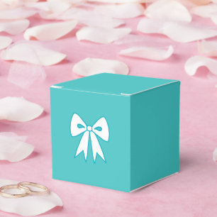 Blaue Schleifen-Geschenkboxen Geschenkschachtel