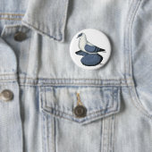Blaue Schlucktaube Button (Beispiel)