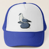 Blaue Schlucktaube Truckerkappe (Vorderseite)
