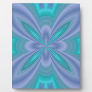 Blaue Schmetterlinge Abstract Fotoplatte