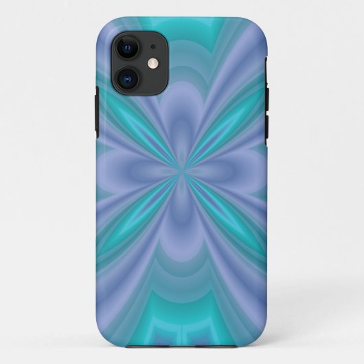 Blaue Schmetterlinge Abstrakt Case-Mate iPhone Hülle (Rückseite)